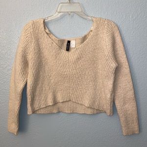 A Sherpa Long sleeve V neck Top
